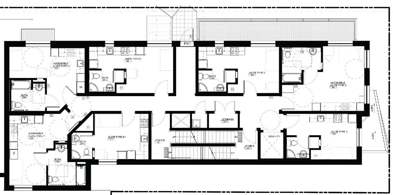 Floor plan for project from page 14 of the file '2025-01-13 - Design Brief - D07-12-25-0002'