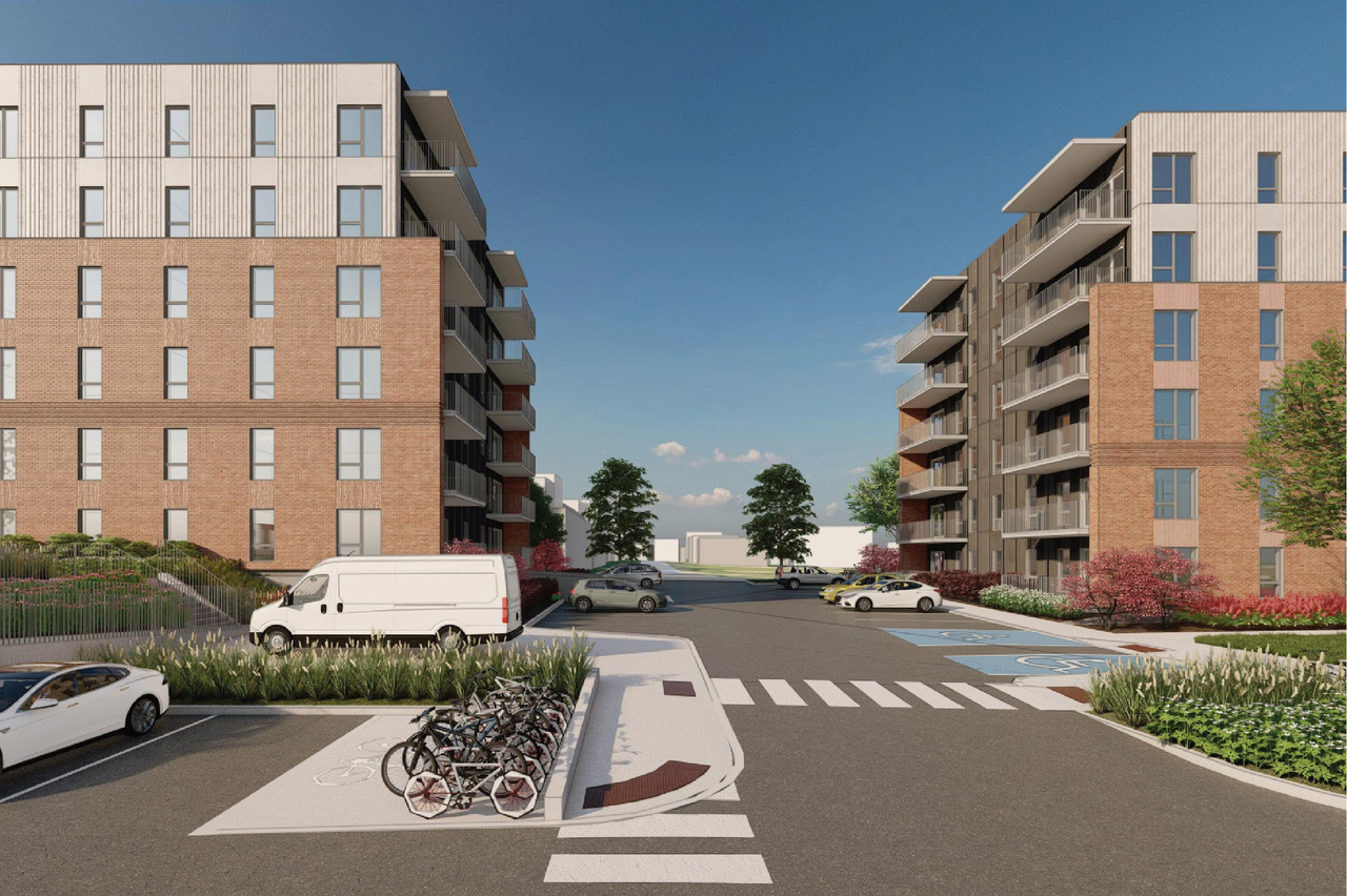 Rendering of building from page 14 of the file '2025-05-12 - Renderings - D07-12-25-0005'