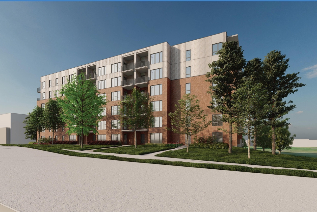 Rendering of building from page 2 of the file '2025-05-12 - Renderings - D07-12-25-0005'