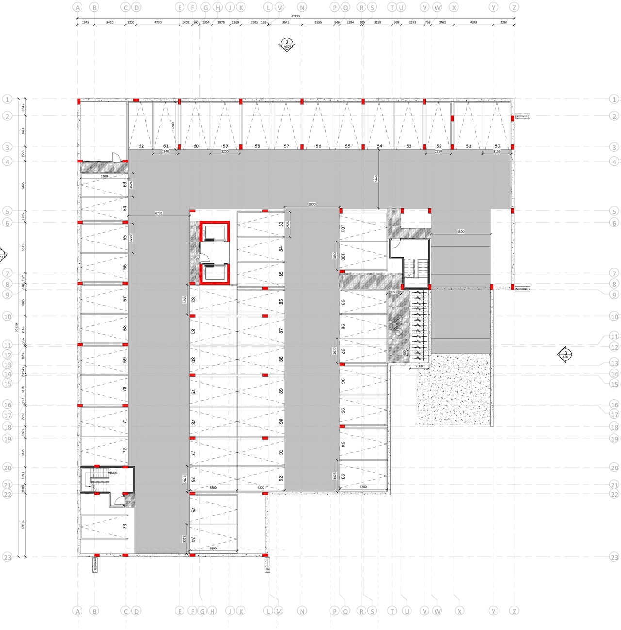 Floor plan for project from page 3 of the file '2025-05-12 - Building 2 Floor Plans & Elevations - D07-12-25-0005'