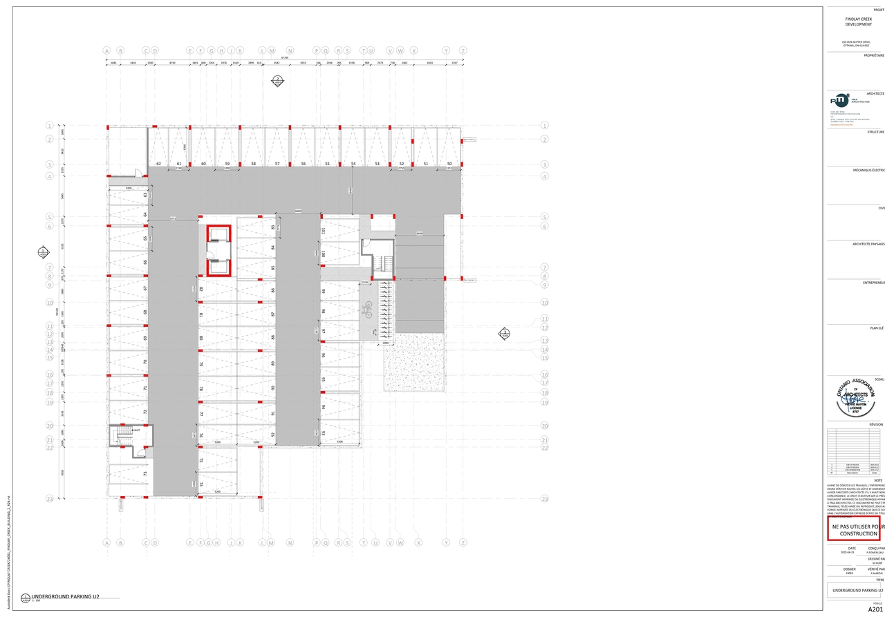 Floor plan for project from page 3 of the file '2025-05-12 - Building 2 Floor Plans & Elevations - D07-12-25-0005'