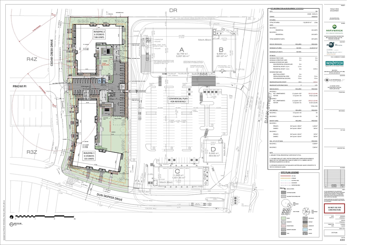 Construction site plan for project from page 14 of the file '2025-01-22 - (Residential) Urban Design Brief - D07-12-25-0005'