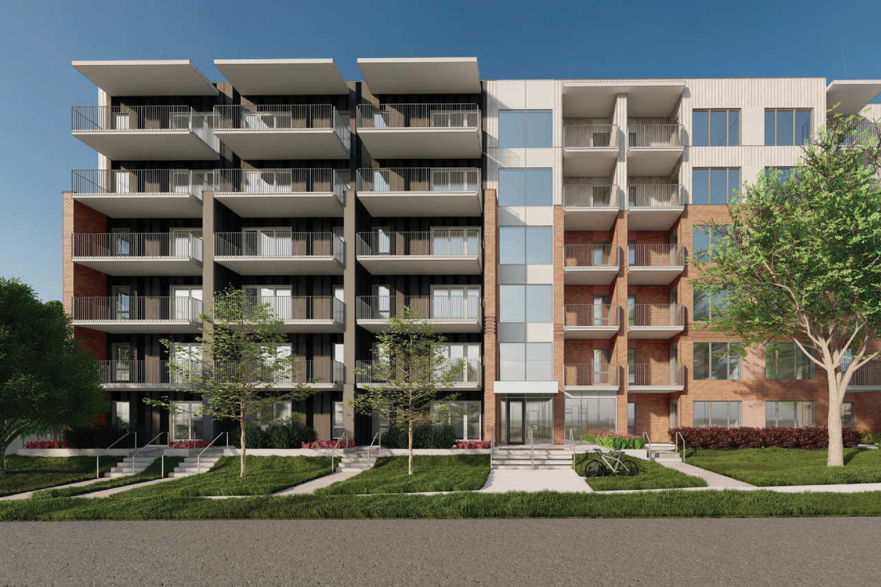 Rendering of building from page 35 of the file '2025-01-22 - (Residential) Urban Design Brief - D07-12-25-0005'