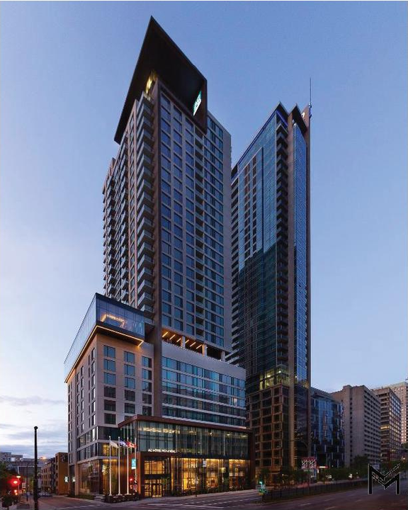 Rendering of building from page 3 of the file '2025-07-22 - Urban Design Brief - D07-12-25-0010'