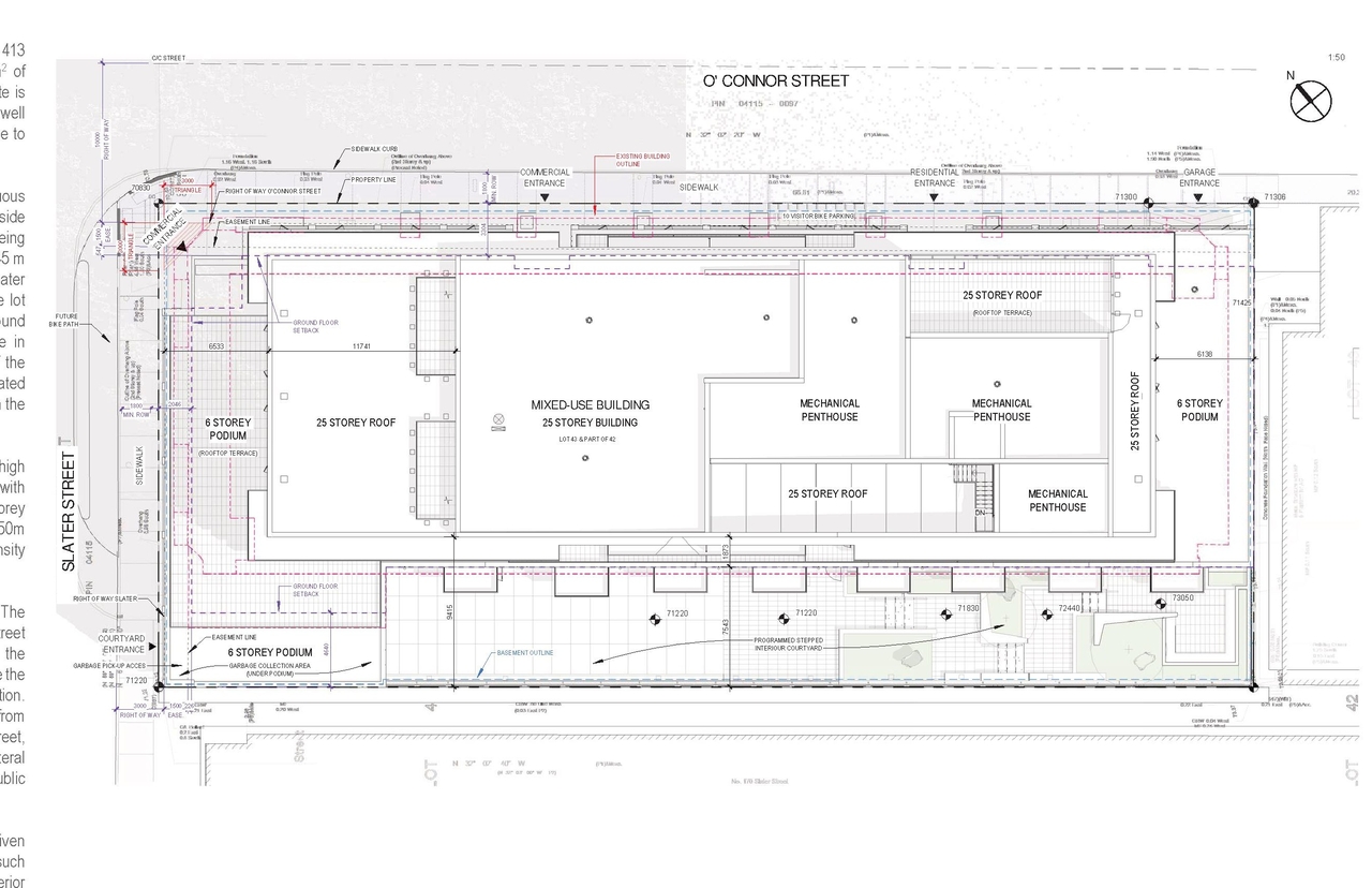Construction site plan for project from page 6 of the file '2025-07-22 - Urban Design Brief - D07-12-25-0010'