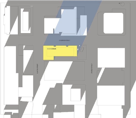 Construction site plan for project from page 61 of the file '2025-07-22 - Urban Design Brief - D07-12-25-0010'