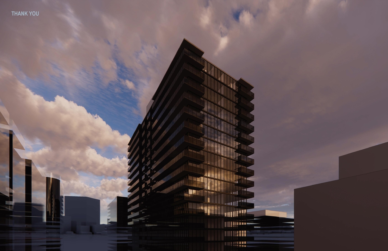 Rendering of building from page 128 of the file '2025-07-22 - UDRP Report - D07-12-25-0010'