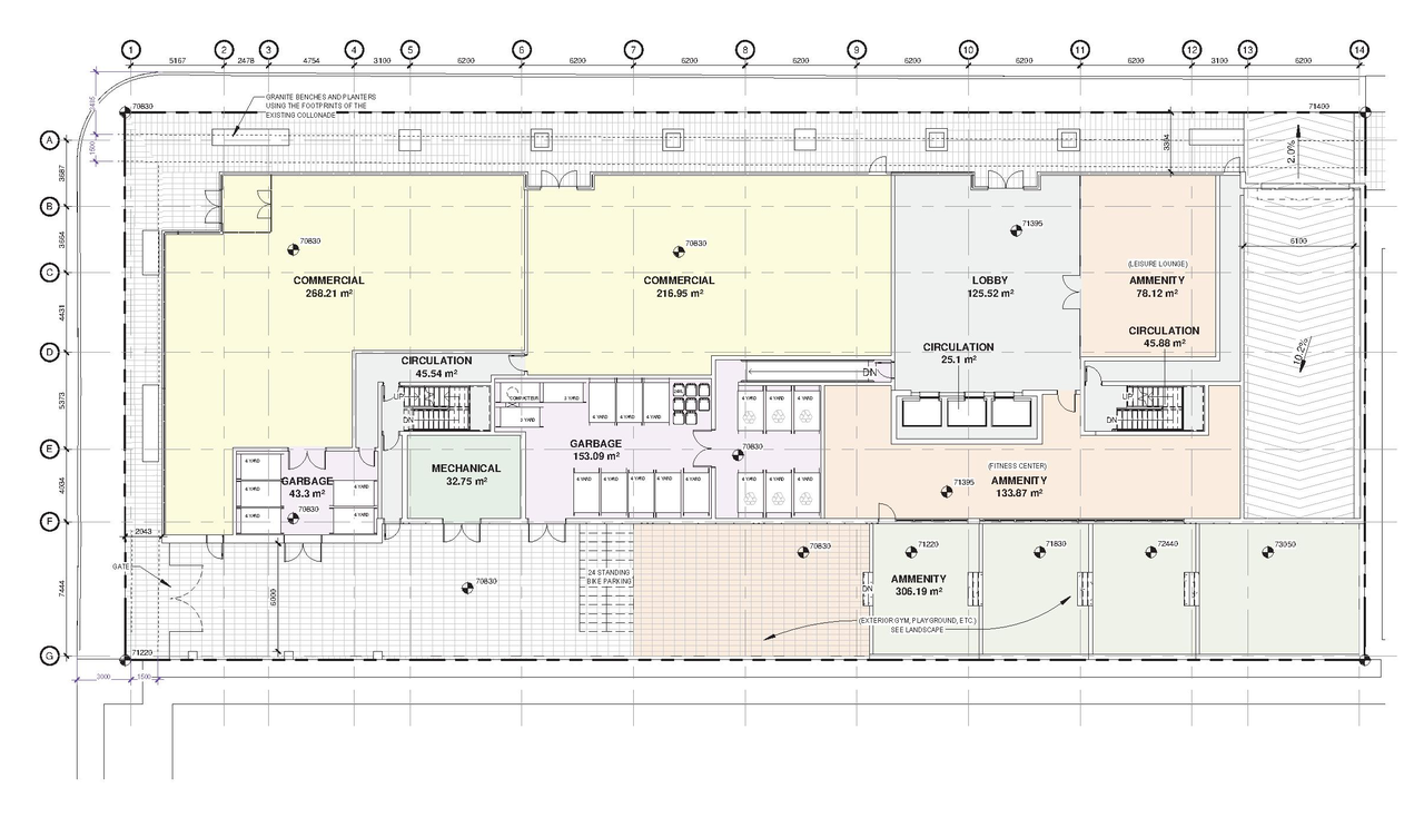 Floor plan for project from page 46 of the file '2025-07-22 - UDRP Report - D07-12-25-0010'