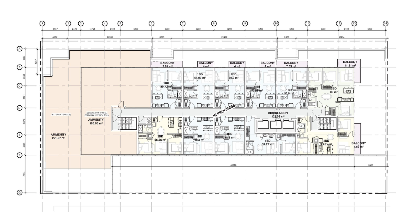 Floor plan for project from page 48 of the file '2025-07-22 - UDRP Report - D07-12-25-0010'