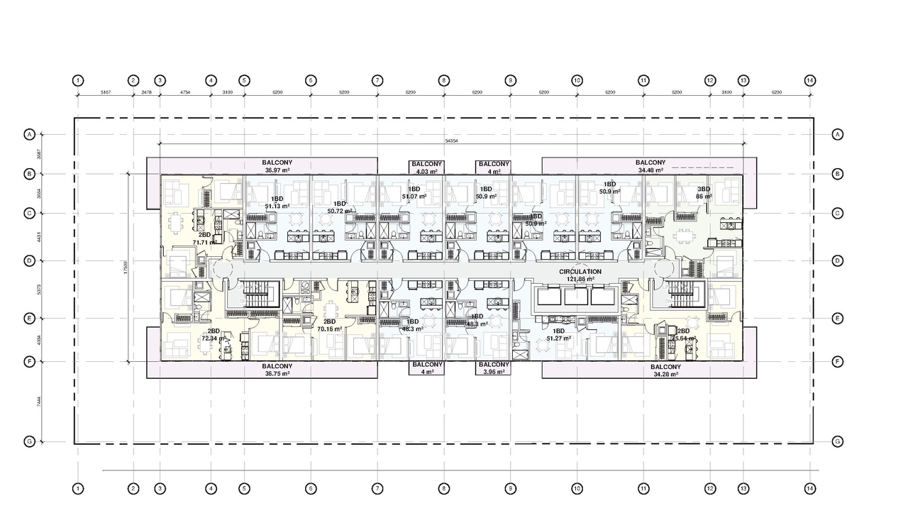 Floor plan for project from page 49 of the file '2025-07-22 - UDRP Report - D07-12-25-0010'