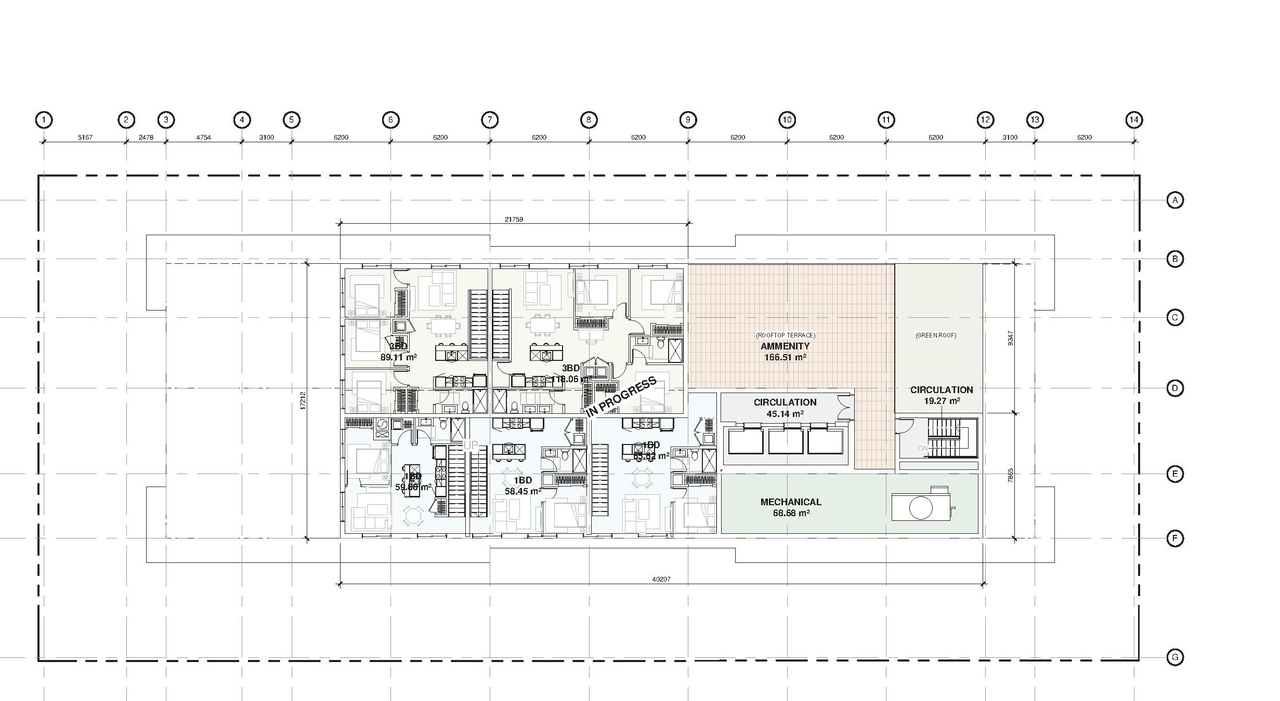 Floor plan for project from page 51 of the file '2025-07-22 - UDRP Report - D07-12-25-0010'