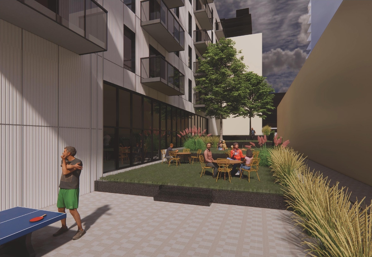 Rendering of building from page 52 of the file '2025-07-22 - UDRP Report - D07-12-25-0010'