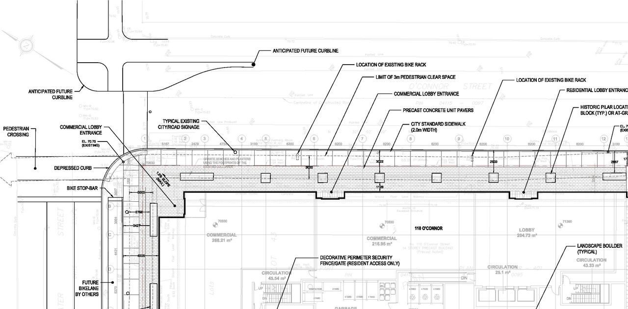 Construction site plan for project from page 65 of the file '2025-07-22 - UDRP Report - D07-12-25-0010'