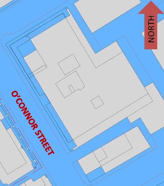 Construction site plan for project from page 99 of the file '2025-07-22 - UDRP Report - D07-12-25-0010'