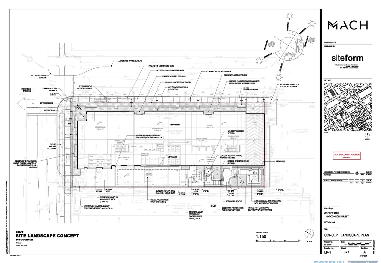 Construction site plan for project from page 64 of the file '2026-05-19 - Design Brief - D07-12-25-0010'