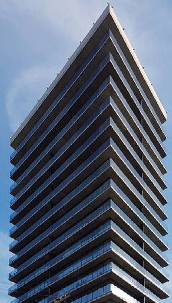 Rendering of building from page 31 of the file '2025-10-30 - Urban Design Brief - D07-12-25-0010'