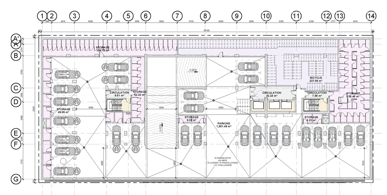 Floor plan for project from page 41 of the file '2025-10-30 - Urban Design Brief - D07-12-25-0010'