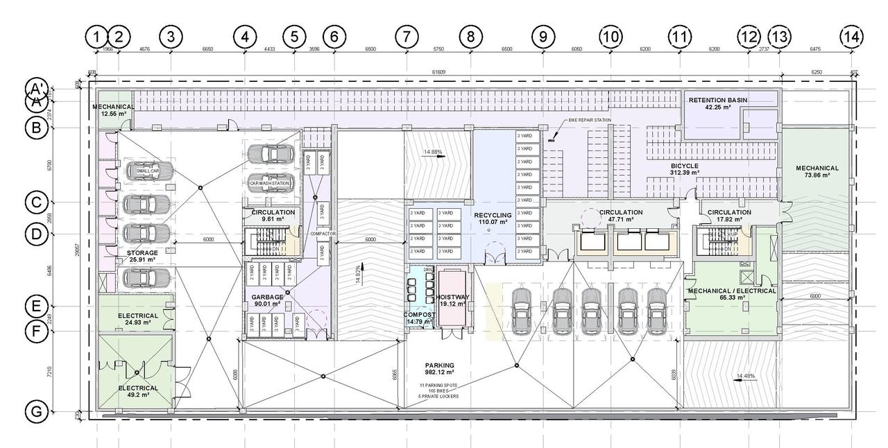 Construction site plan for project from page 42 of the file '2025-10-30 - Urban Design Brief - D07-12-25-0010'
