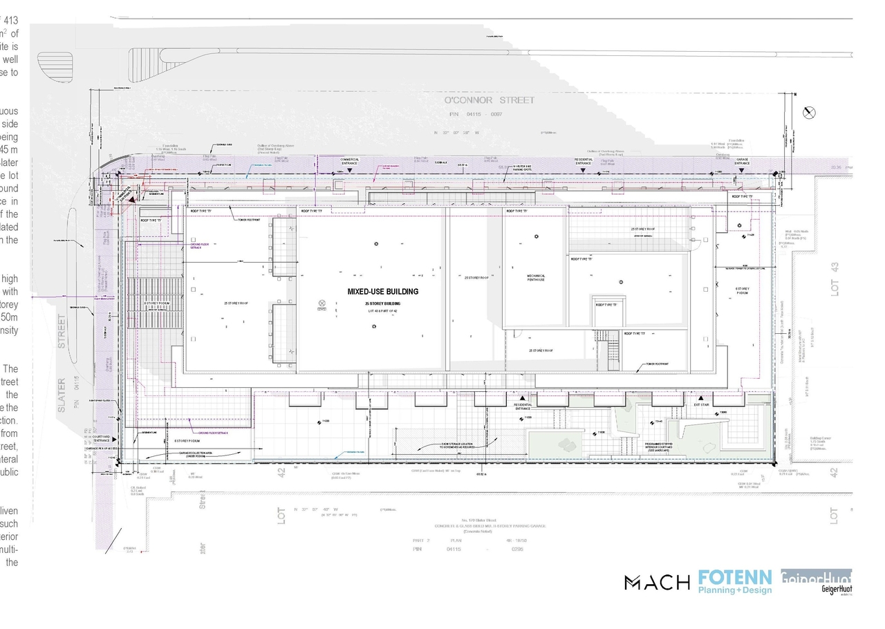 Construction site plan for project from page 6 of the file '2025-10-30 - Urban Design Brief - D07-12-25-0010'