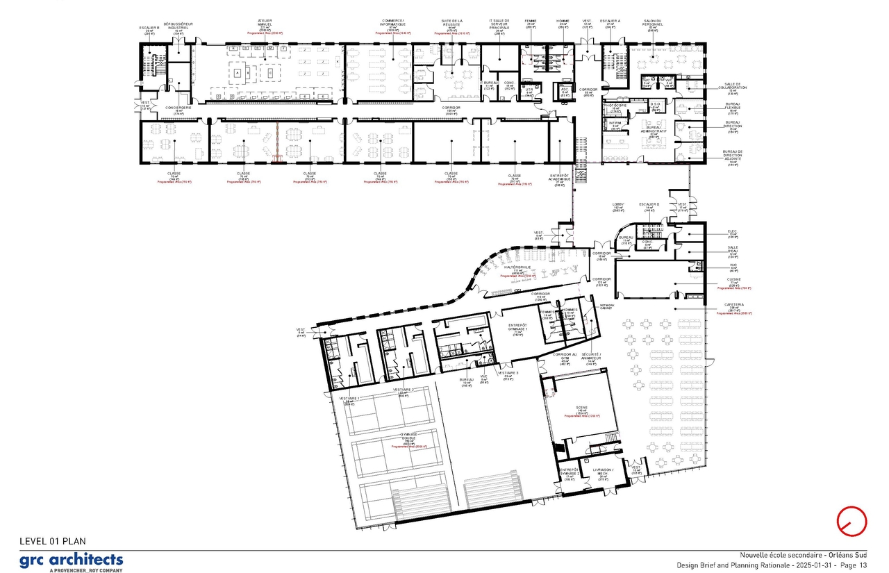 Floor plan for project from page 13 of the file '2025-02-03 - Design Brief & Planning Rationale - D07-12-25-0012'