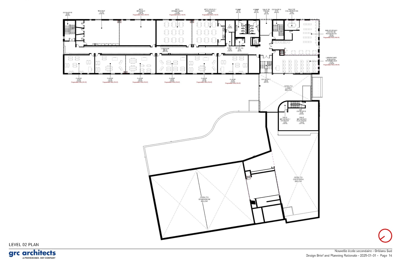 Floor plan for project from page 14 of the file '2025-02-03 - Design Brief & Planning Rationale - D07-12-25-0012'