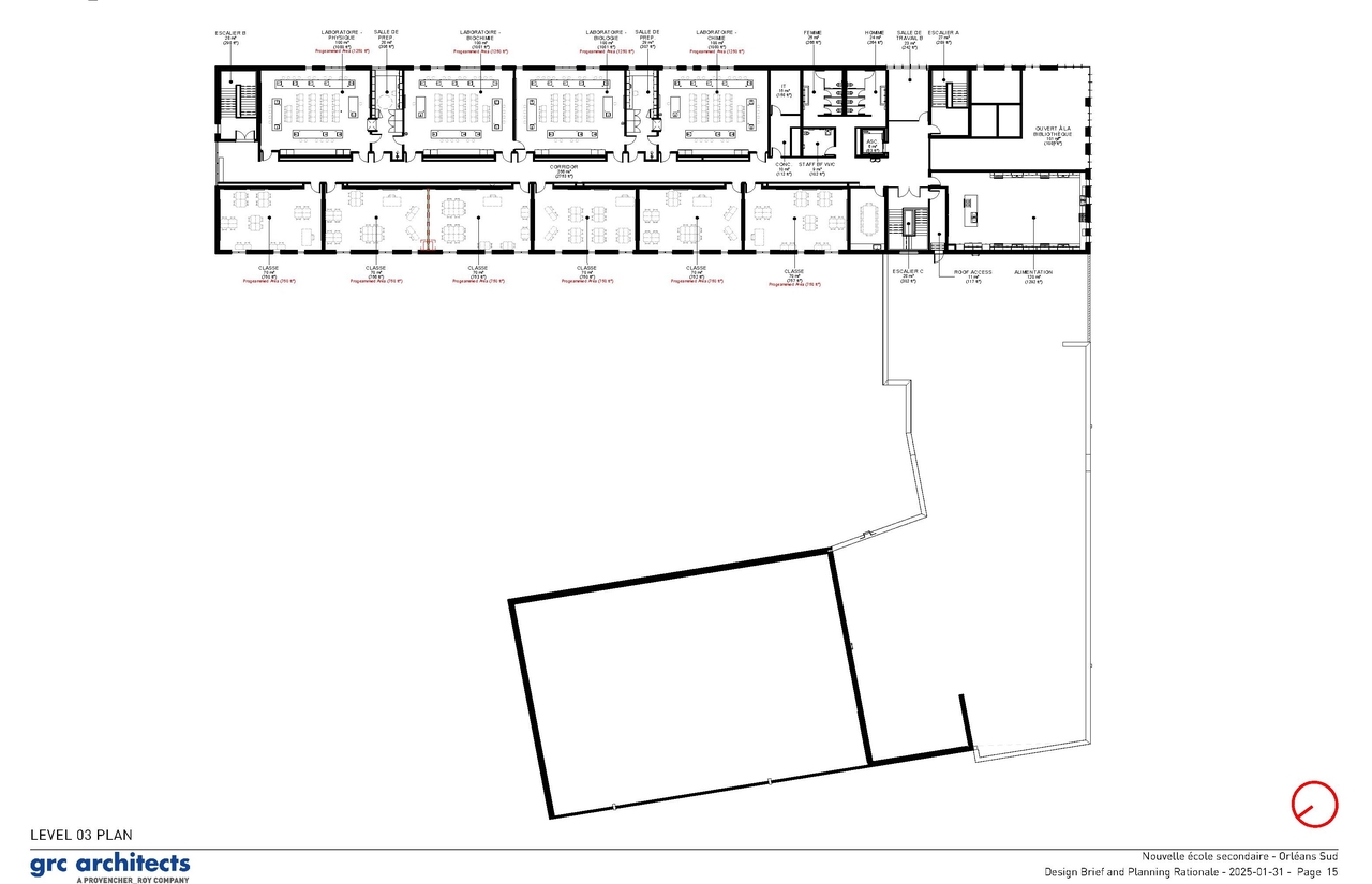 Floor plan for project from page 15 of the file '2025-02-03 - Design Brief & Planning Rationale - D07-12-25-0012'