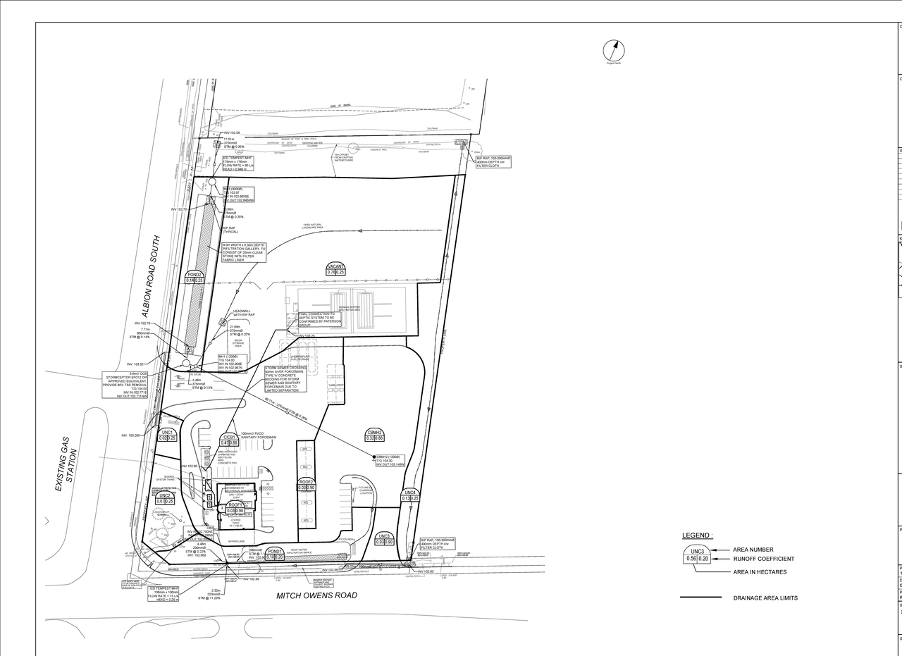 Construction site plan for project from page 53 of the file '2025-04-17 - Design Brief - D07-12-25-0013'