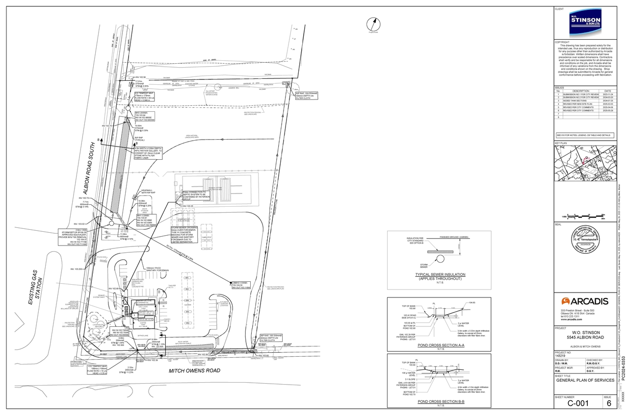 Construction site plan for project from page 28 of the file '2025-06-02 - Design Brief - D07-12-25-0013'