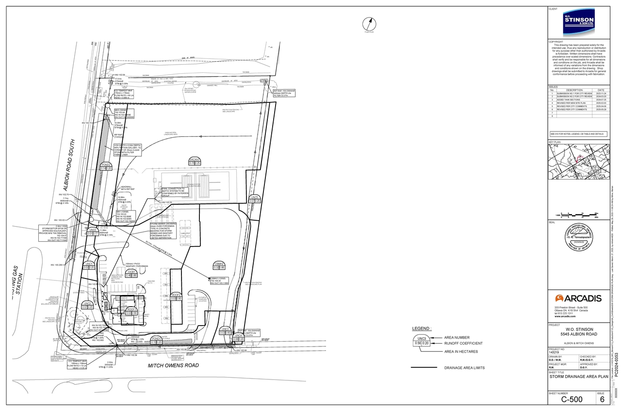 Construction site plan for project from page 55 of the file '2025-06-02 - Design Brief - D07-12-25-0013'