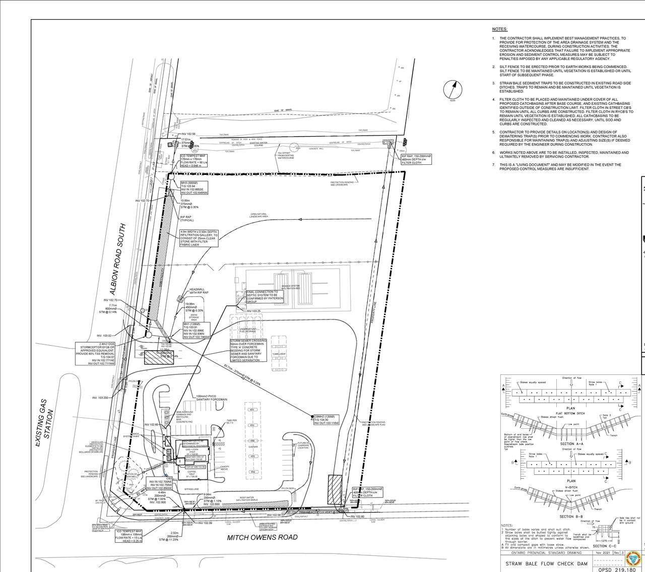 Construction site plan for project from page 90 of the file '2025-06-02 - Design Brief - D07-12-25-0013'