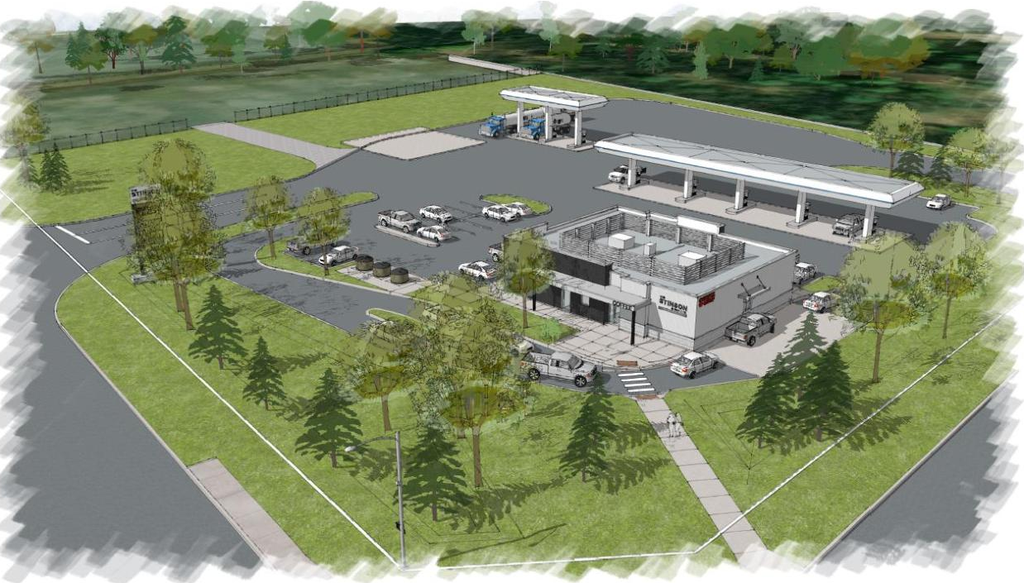 Rendering of building from page 10 of the file '2025-02-03 - Urban Design Brief - D07-12-25-0013'