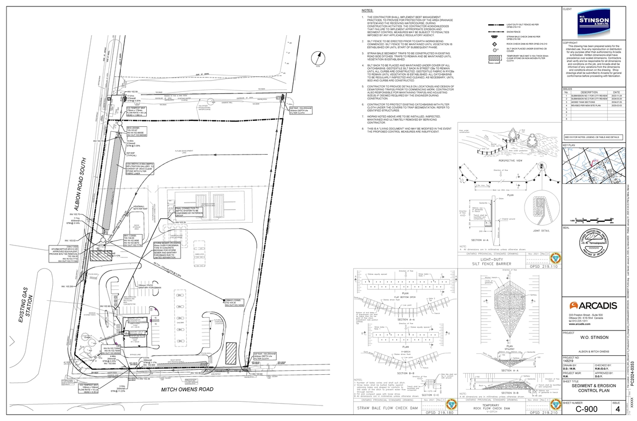 Construction site plan for project from page 85 of the file '2025-02-03 - Design Brief - D07-12-25-0013'