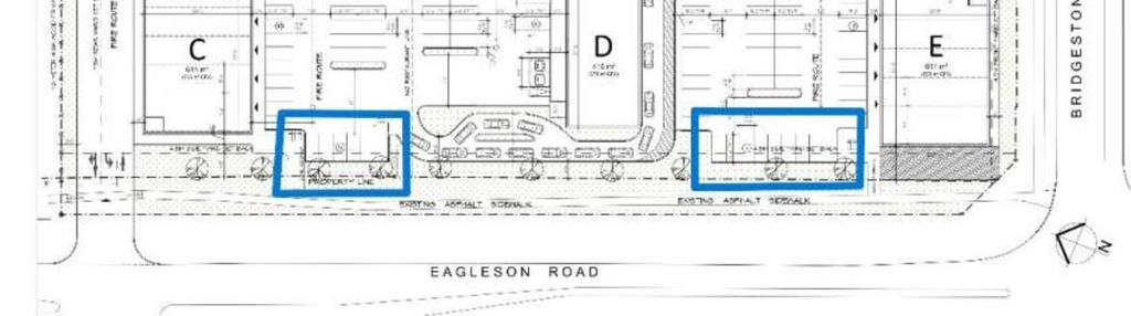 Construction site plan for project from page 24 of the file '2025-07-31 - Design Brief - D07-12-25-0014'