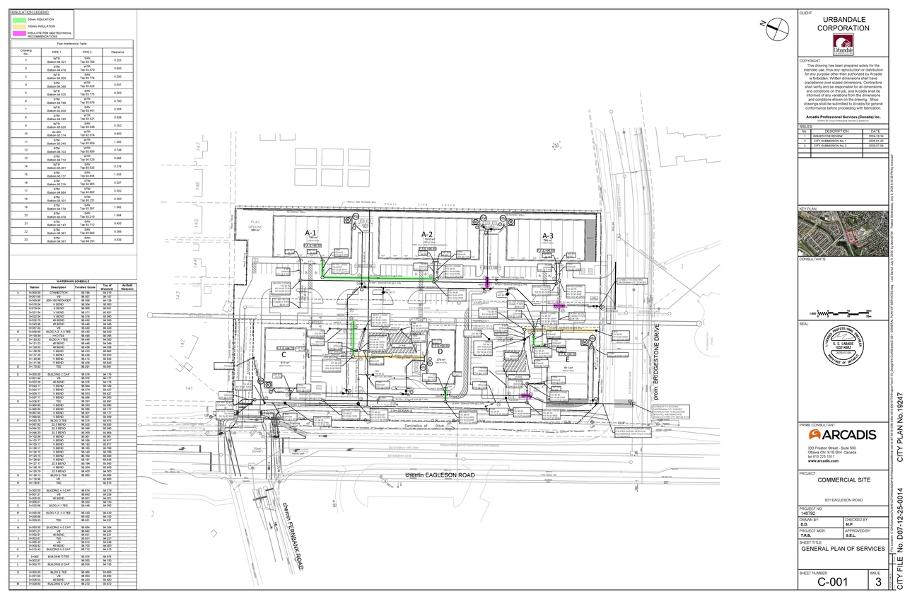 Construction site plan for project from page 48 of the file '2025-07-31 - Design Brief - D07-12-25-0014'