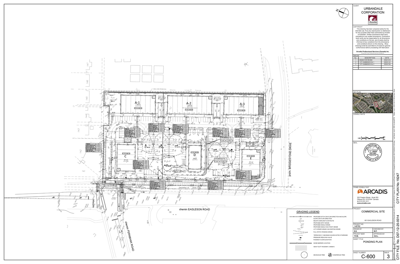 Construction site plan for project from page 78 of the file '2025-07-31 - Design Brief - D07-12-25-0014'