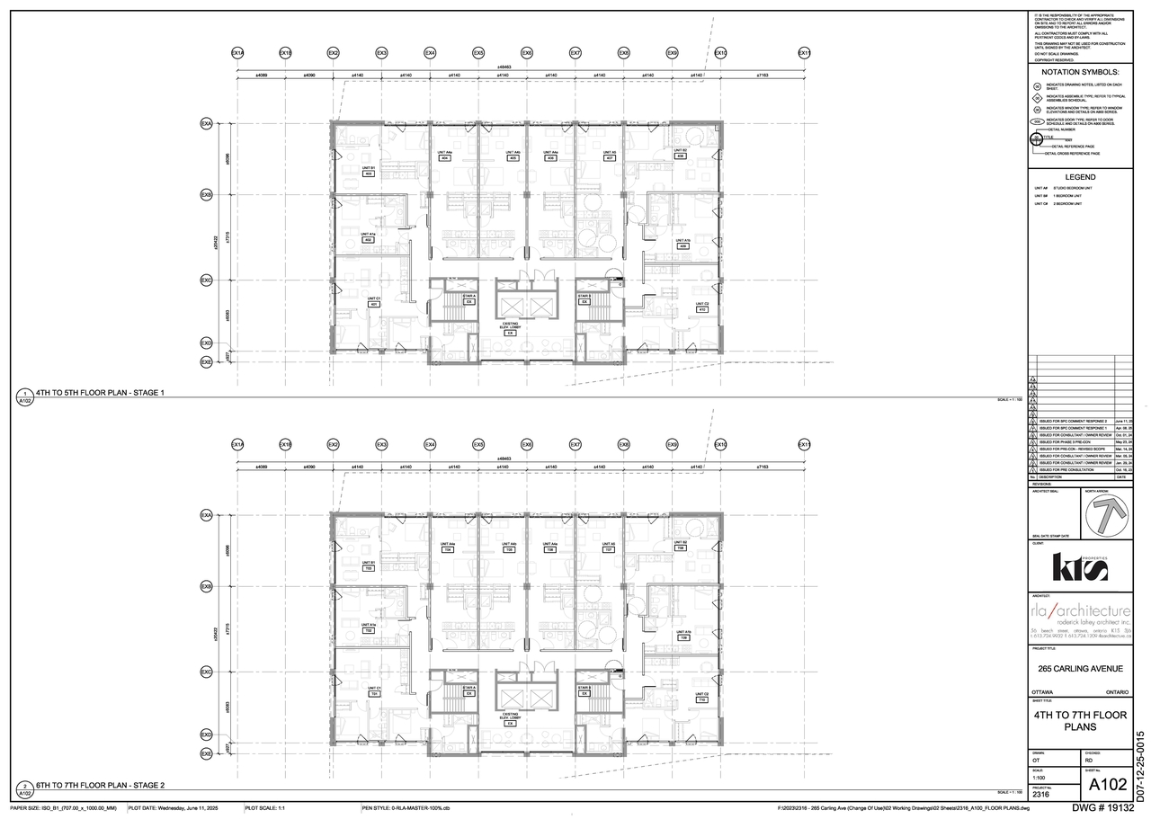 Construction site plan for project from page 4 of the file '2025-06-17 - Site Plan Elevations & Floor Plans - D07-12-25-0015'