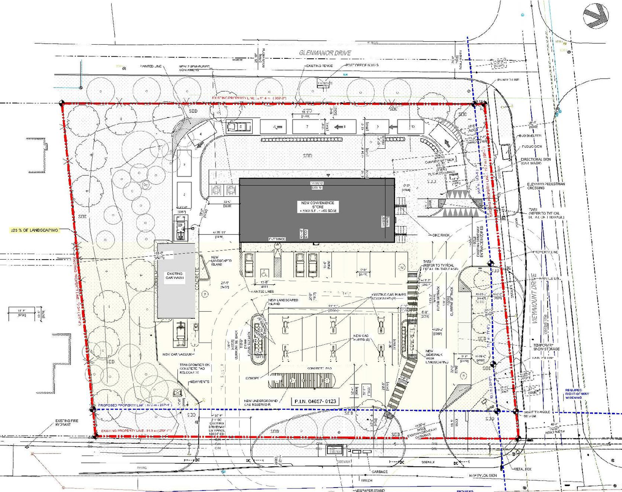 Construction site plan for project from page 15 of the file '2025-02-24 - Urban Design Brief - D07-12-25-0019'