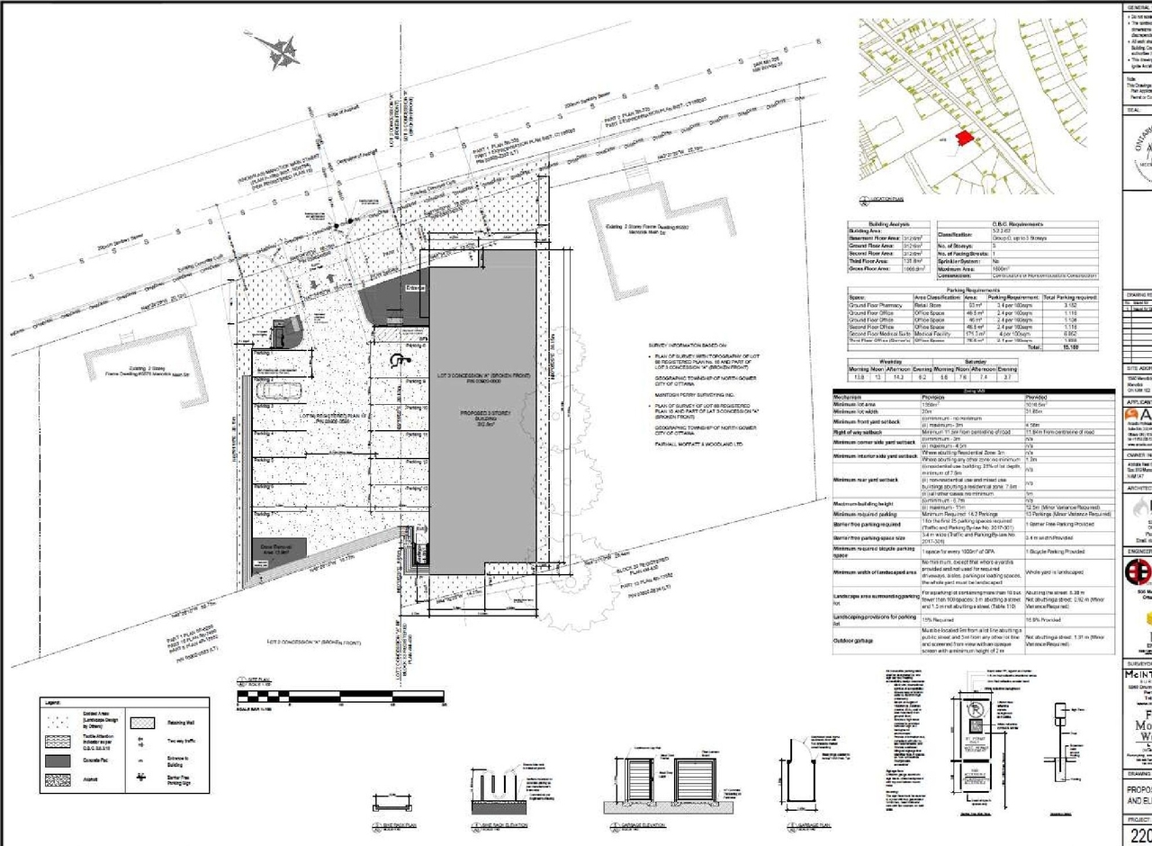 Construction site plan for project from page 21 of the file '2025-03-03 - Urban Design Brief - D07-12-25-0022'