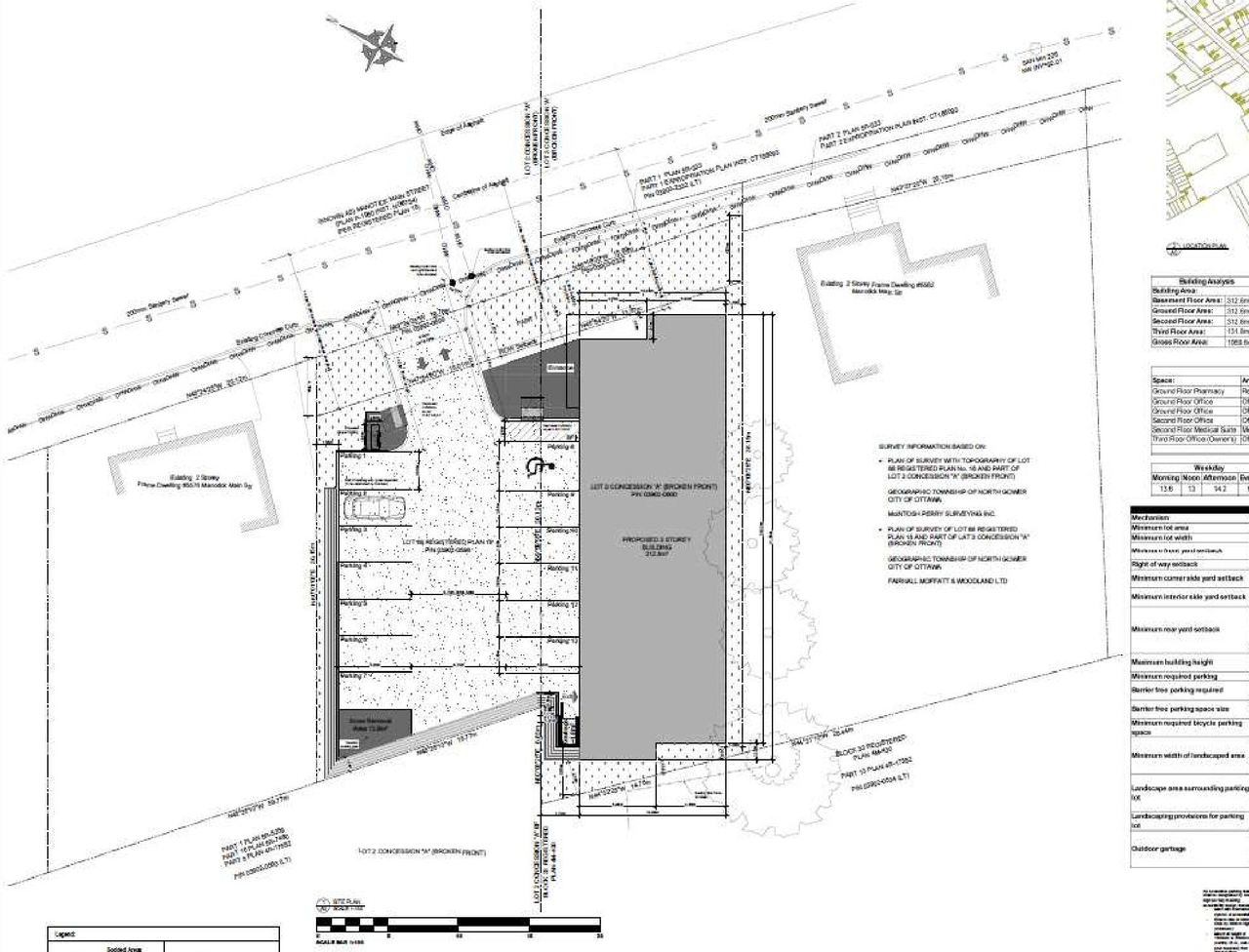 Construction site plan for project from page 28 of the file '2025-03-03 - Urban Design Brief - D07-12-25-0022'