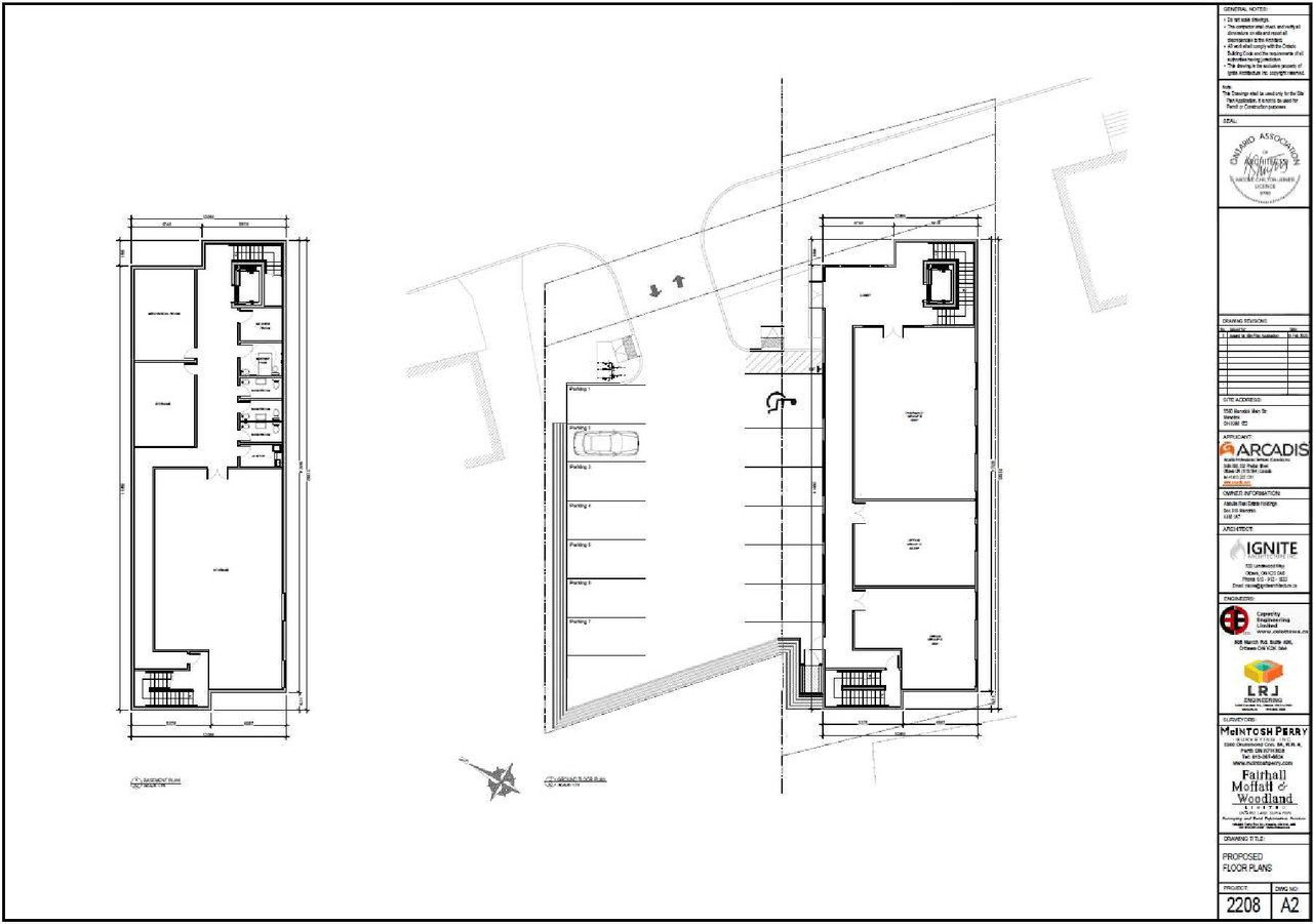 Construction site plan for project from page 32 of the file '2025-03-03 - Urban Design Brief - D07-12-25-0022'