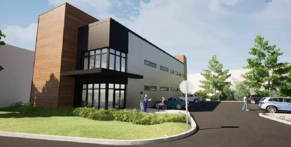 Rendering of building from page 6 of the file '2025-03-03 - Urban Design Brief - D07-12-25-0022'