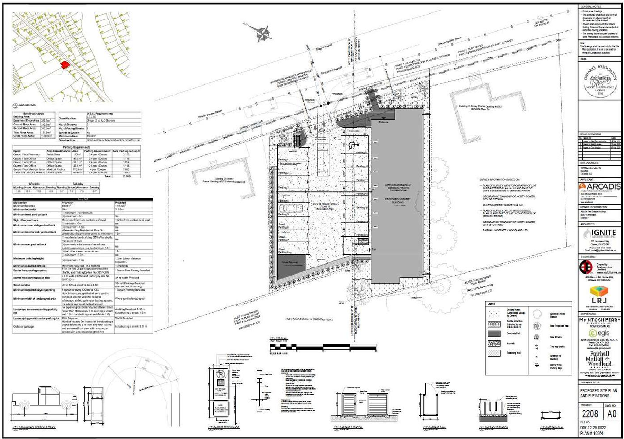 Construction site plan for project from page 21 of the file '2025-11-28 - Urban Design Brief - D07-12-25-0022'