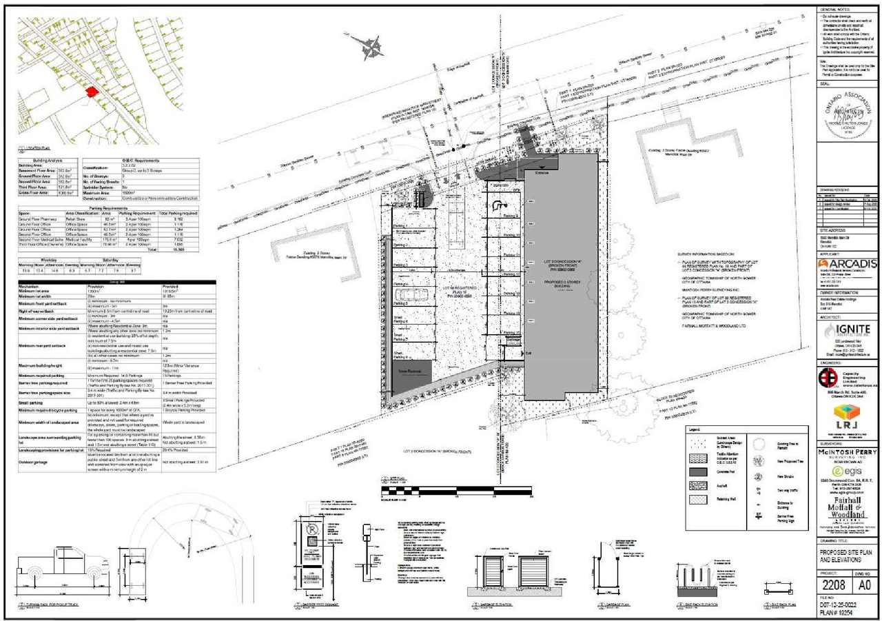 Construction site plan for project from page 28 of the file '2025-11-28 - Urban Design Brief - D07-12-25-0022'