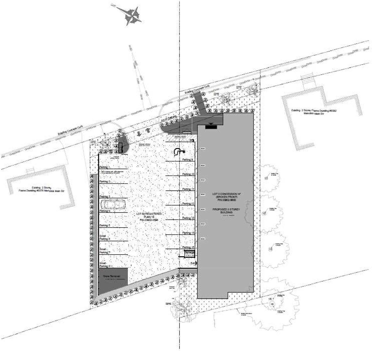 Construction site plan for project from page 29 of the file '2025-11-28 - Urban Design Brief - D07-12-25-0022'