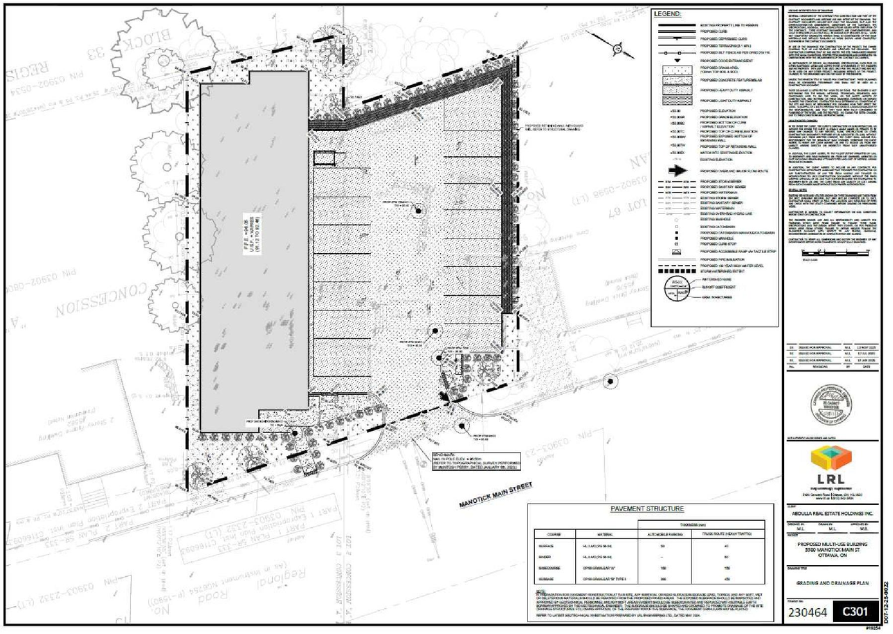 Construction site plan for project from page 30 of the file '2025-11-28 - Urban Design Brief - D07-12-25-0022'