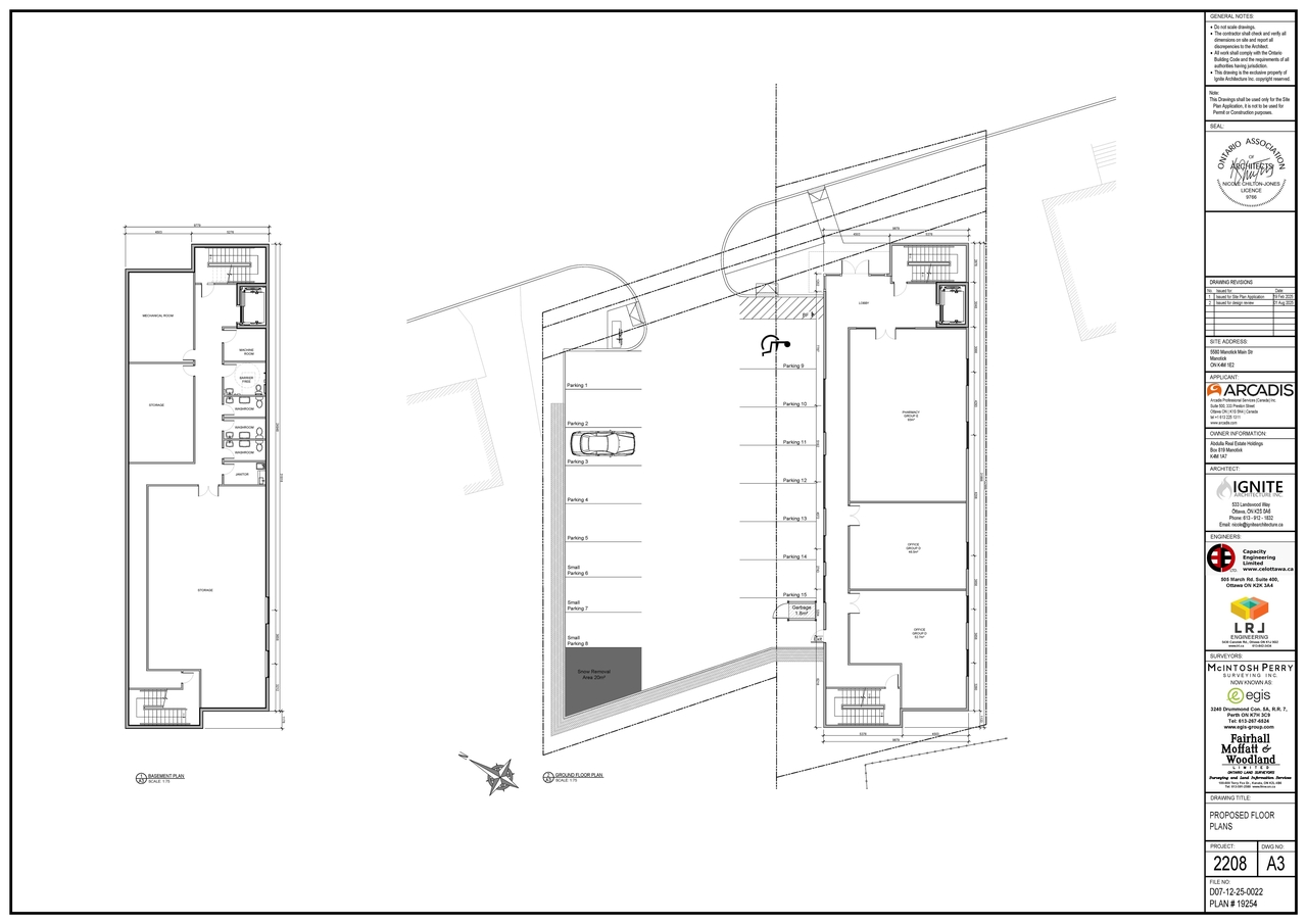 Floor plan for project from page 1 of the file '2025-08-14 - Floor Plans - D07-12-25-0022'