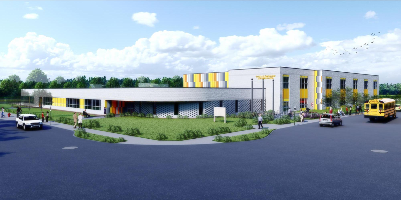 Rendering of building from page 1 of the file '2025-06-20 - Exterior Finishes & Perspectives - D07-12-25-0023'