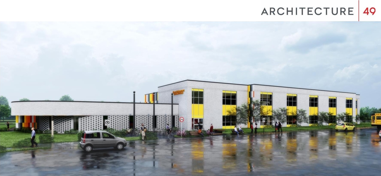 Rendering of building from page 2 of the file '2025-06-20 - Exterior Finishes & Perspectives - D07-12-25-0023'