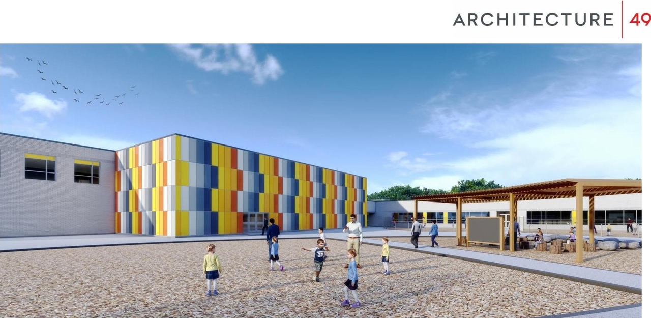 Rendering of building from page 4 of the file '2025-06-20 - Exterior Finishes & Perspectives - D07-12-25-0023'