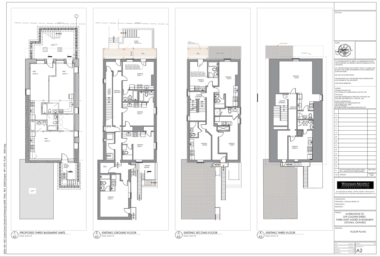 Floor plan for project from page 1 of the file '2025-07-03 -Floor Plans A2 - D07-12-25-0027'